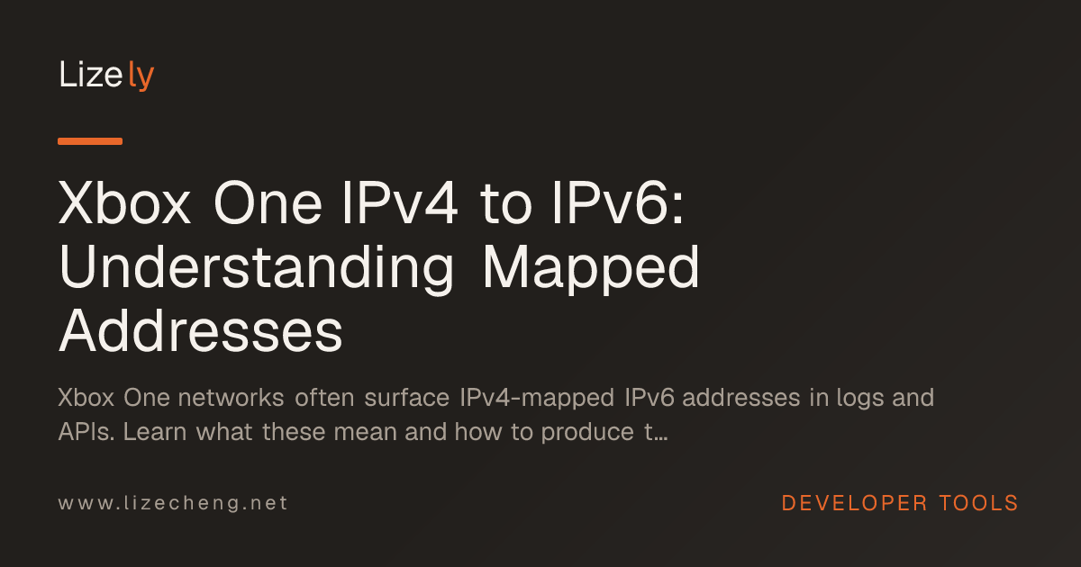 Xbox One IPv4 to IPv6: Understanding Mapped Addresses