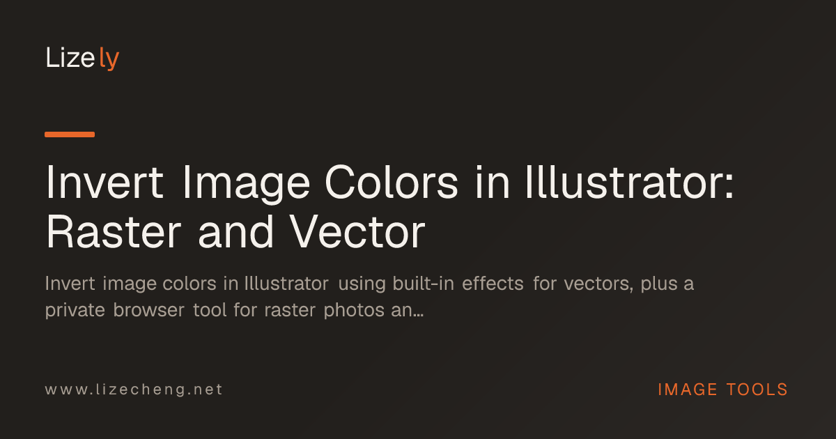 Invert Image Colors in Illustrator: Raster and Vector
