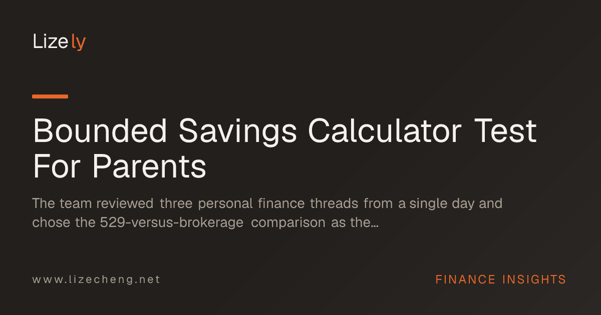 Bounded Savings Calculator Test For Parents