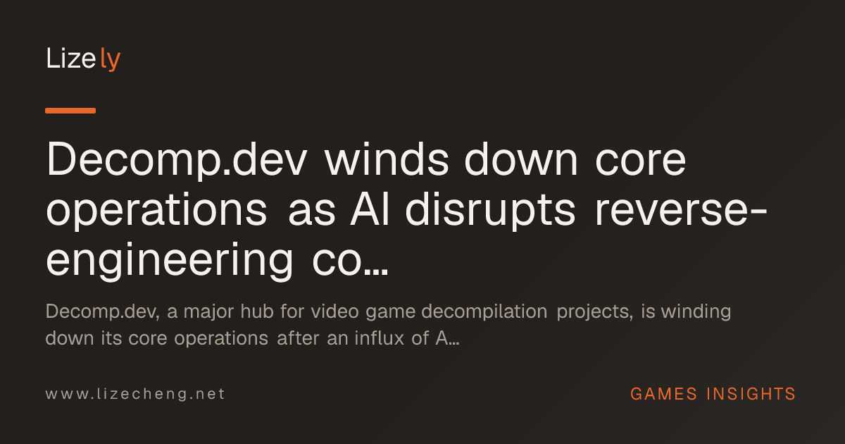 Decomp.dev winds down core operations as AI disrupts reverse-engineering communities