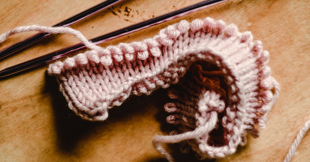 how to count knitting rows from cast on