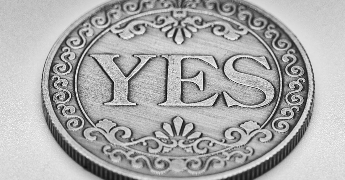 flip a coin yes or no
