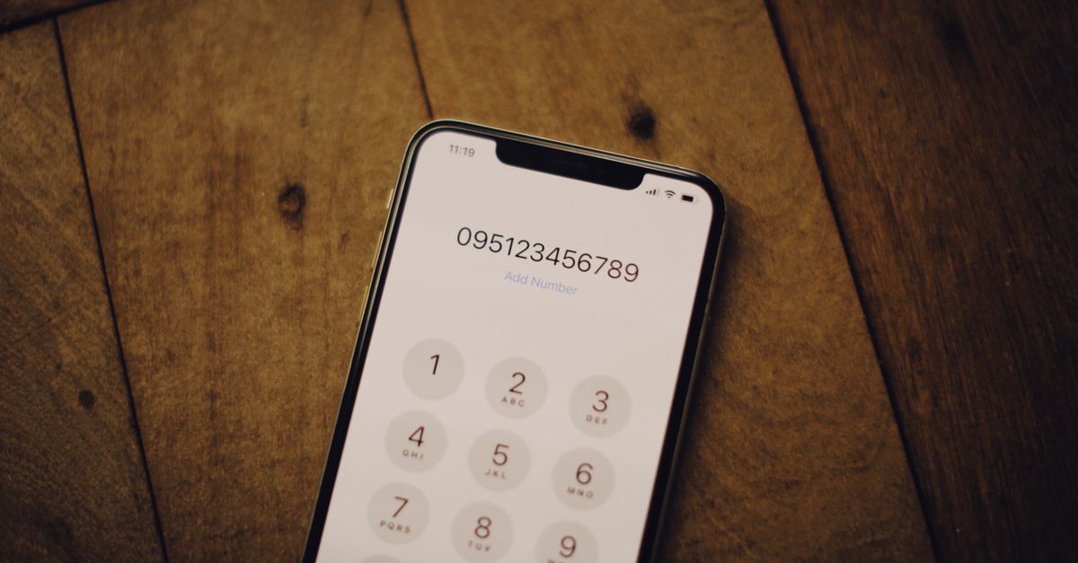 how to add phone number to text
