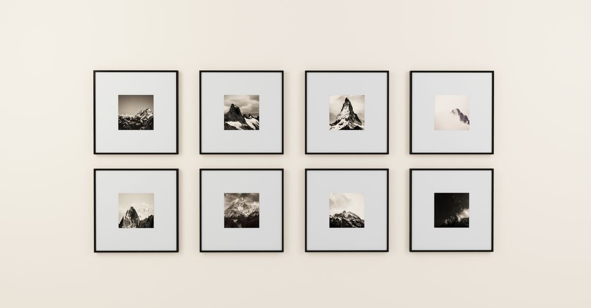 how to choose a picture frame color