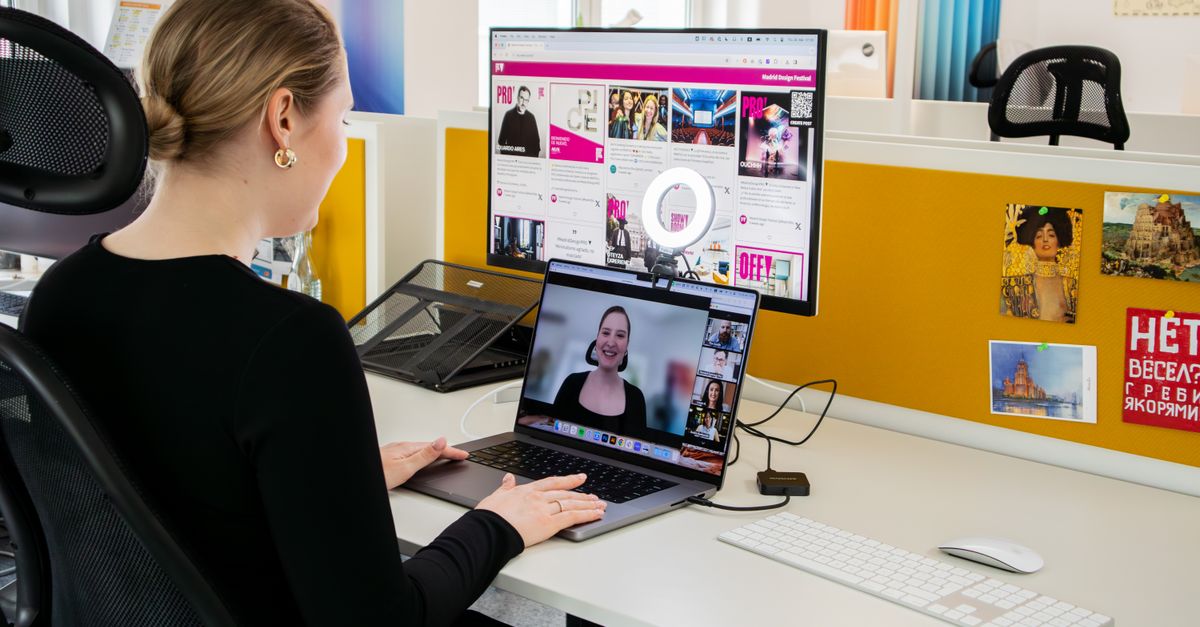 screen light for video calls