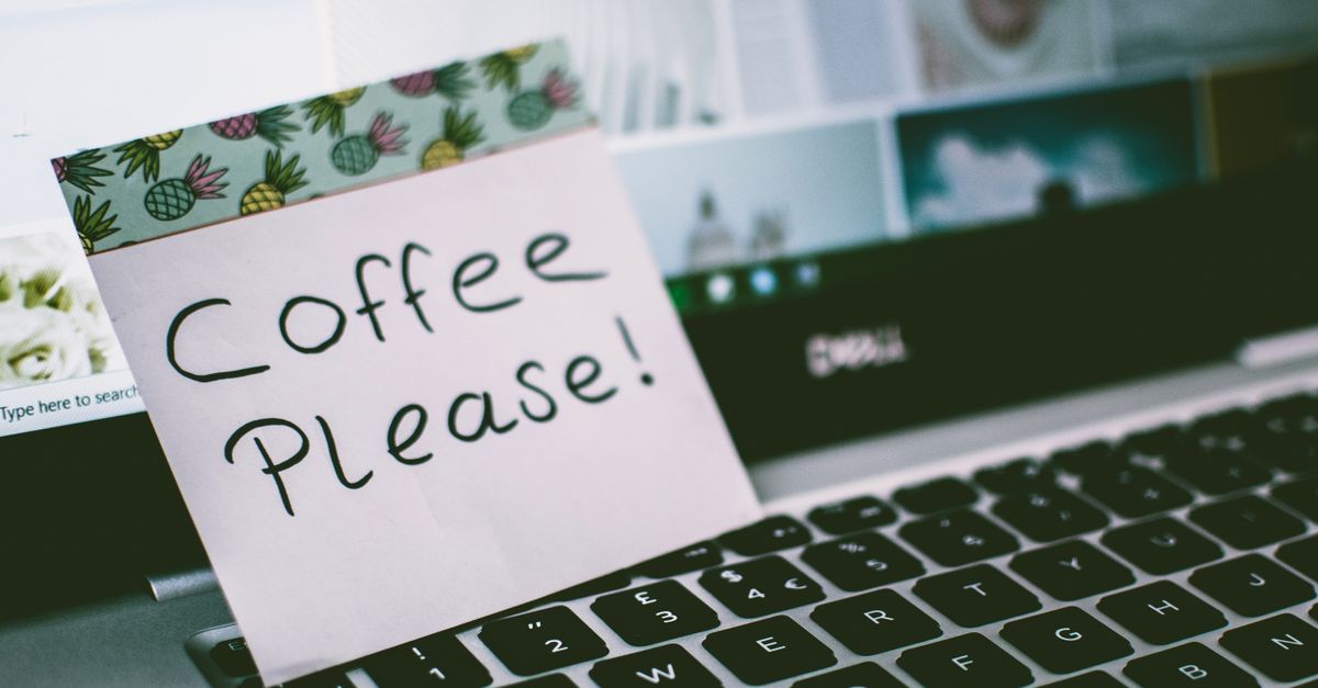 break reminder on laptop