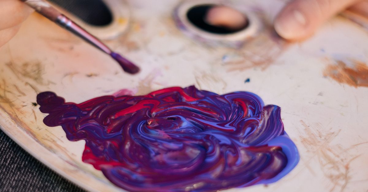 how does the color mixer blend two colors when i use mix two hex colors