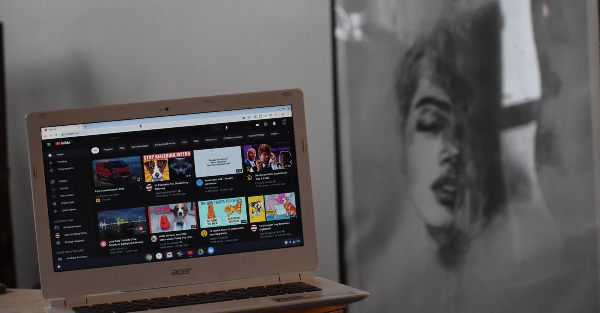 video resizer on laptop