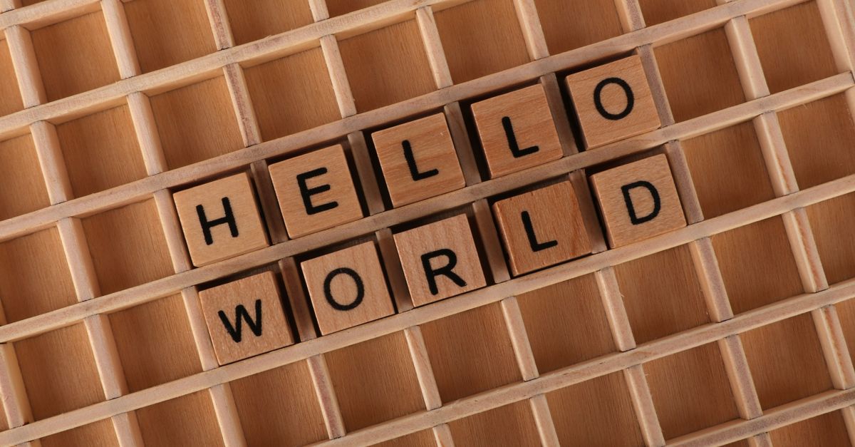 why is hello world used in programming